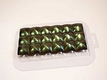 Пластиковая форма для шоколада "Плитка купола"
