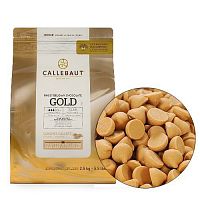 Шоколад Каллебаут Callebaut Белый с карамелью 30,4%, 200г.