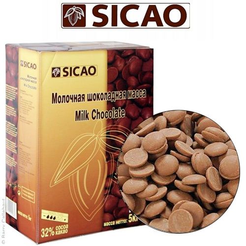 Шоколад Сикао Sicao (Chocovic Mateo) Молочный, (Россия, г.Чехов), 1кг