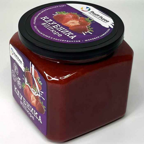 Пюре замороженное Клубника Proff Puree, 500г фото 2 Пюре замороженное Клубника Proff Puree, 500г фото 2