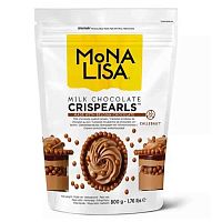 Шоколадные драже из молочного шоколада Crispearls, 50г.