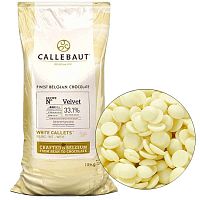 Шоколад Каллебаут Callebaut Белый Velvet 32%, упаковка 10кг.